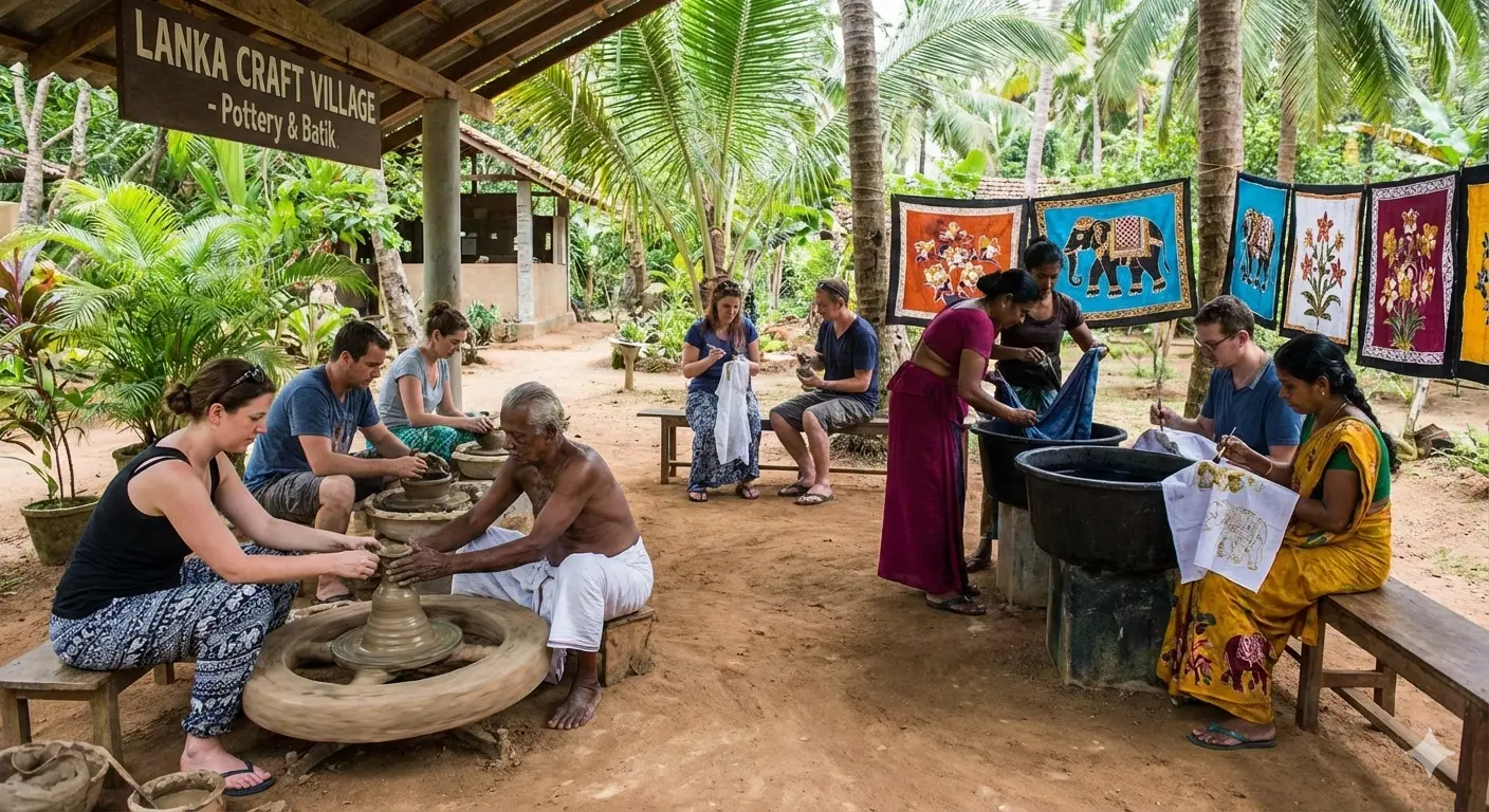 Pottery and Batik Craft Experience